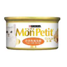 MonPetit Gold Tuna with Shrimp 吞拿魚塊及蝦 85g